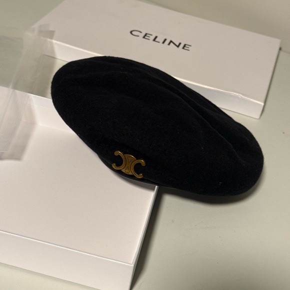 Black Cap with Gold Accent - Picture 3 of 4